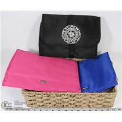 LOT OF 3 PREZERVE WINGS MICRO JEWELLERY POUCHES