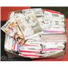 Image 1 : BOX OF SEWING PATTERNS.