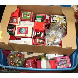 2 BOXES OF COLLECTIBLE HALLMARK ORNAMENTS