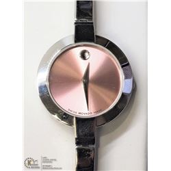 1) MOVADO LADIES SWISS SAPPHIRE CRYSTAL WATCH