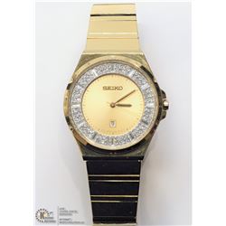 3) SEIKO JAPAN MOVEMENT WATER RESISTANT WATCH