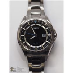 4) CITIZEN ECO-DRIVE TITANIUM SAPPHIRE CRYSTAL