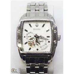 5) BULOVA STAINLESS STEEL AUTOMATIC SKELETON