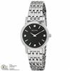 Image 1 : 15)BULOVA LADIES 4 DIAMOND ACCENT STAINLESS STEEL