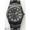 Image 1 : 18) BULOVA MENS CLASSIC BLACK IP WATCH WITH BLACK