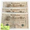 Image 1 : 3 GERMAN UNCIRCULATED CONSECUTIVE 1910 BANKNOTES