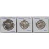 Image 1 : 1967 SILVER DOLLAR, 50 CENT PC & 25 CENT PC.