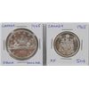 Image 1 : 1965 SILVER DOLLAR & SILVER 50 CENT PC