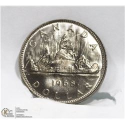 1968 CANADIAN $1.00 COIN.