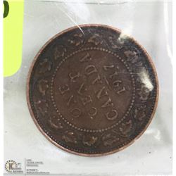 1917 CANADIAN LARGE PENNY