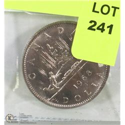 1968 CANADIAN $1 DOLLAR COIN