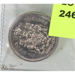 1968 CANADIAN HALF -DOLLAR COIN