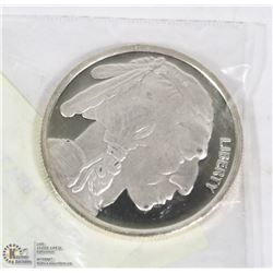 TROY OUNCE .999 SILVER ROUND BUFFALO