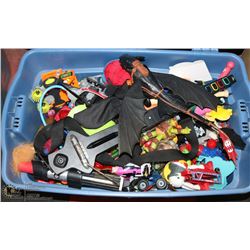 LARGE TOTE OF KIDS TOYS