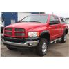 Image 1 : 2003 DODGE RAM 2500 CREWCAB 4X4