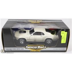 1:18 DIE CAST 1970 MUSTANG BOSS 429 ELITE EDITION.