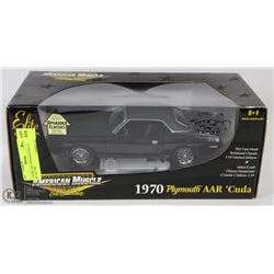 1:18 DIE CAST 1970 AAR CUDA LT. ED. OF 2500.