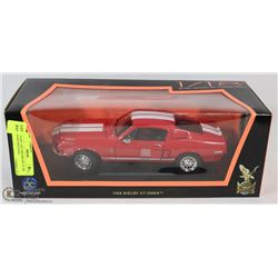 1:18 DIE CAST 1968 SHELBY GT-500 KR RED MUSTANG.