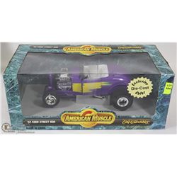 1:18 DIE CAST 1932 STREET ROD PURPLE VERSION.
