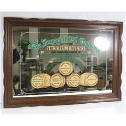 IMPERIAL OIL COMPANY BEER MIRROR.