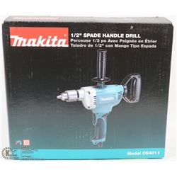 NEW MAKITA 1/2" SPADE HANDLE DRILL IN BOX