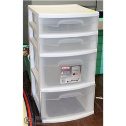 4 DRAWER STERILITE ROLLING ORGANIZER