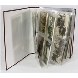 BOOK WITH 100 POSTCARDS ALL OVER 100 YEARS OLD