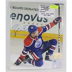 TAYLOR HALL GUARANTEED AUTHENTIC AUTOGRAPH