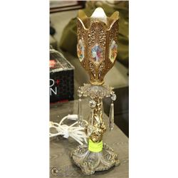 VINTAGE GOLD LAMP.