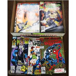BOX OF SPIDER-MAN, VENOM & CARNAGE COMICS