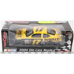 2004 NASCAR DIE CAST DEWALT REPLICA #17.