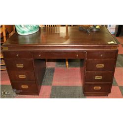 SOLID WOOD KROHLER DESK 50"X25'X31"H WITH
