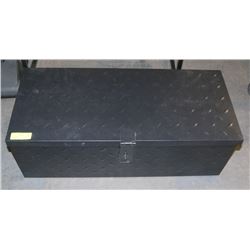 CHECKERED PLATE TOOL BOX  30"X13"X10"H
