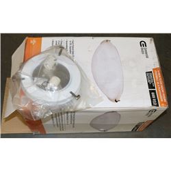 6 PACK FLUSH MOUNT LIGHT FIXTURES NEW