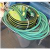Image 1 : TOTE W/ 4 GARDEN HOSES