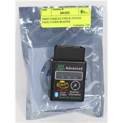 OBD2 VEHICLE CHECK ENGINE FAULT CODE READER