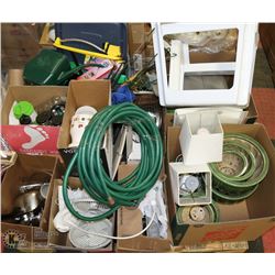 PALLET OF HOUSEHOLD & GARDENING.