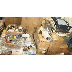 2 PALLETS OF ESTATE STORAGE LOCKER ITEMS INCL