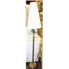 Image 1 : TALL LAMP WITH WHITE CLOTH SHADE