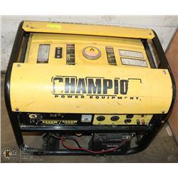 CHAMPION 6500 WATT GENERATOR.
