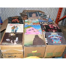 PALLET WITH 7 BOXES OF ASSORTED RECORDS