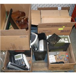 PALLET OF ORGANIZERS, HP PRINTER AND MORE