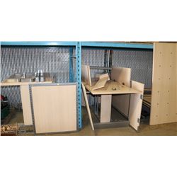 LARGE SECTION WITH ASSORTED STORE MAPPING SHELVING