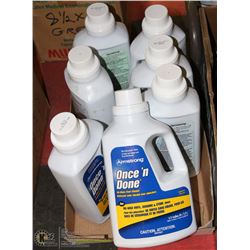 FLAT OF 6 ARMSTRONG ONCE N GONE NO RINSE FLOOR