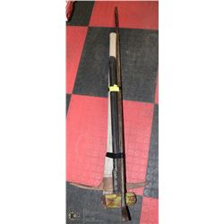 BUNDLE OF TOOLS INCL PICK AXE, BREAKER BAR &