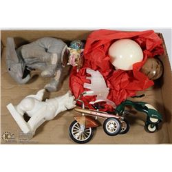 FLAT WITH 2-1995 HALLMARK KIDDIE CAR CLASSICS,