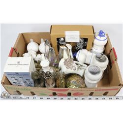 SALT AND PEPPER COLLECTION INCL HAND PAINTED