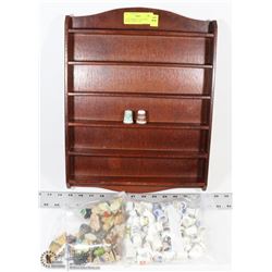 LARGE THIMBLE COLLECTION, SEVERAL DIANA  AND