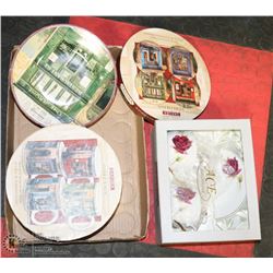 2 BOX SETS OF CUP AND SAUCERS, TEA FOR 2 AND 4 MUG