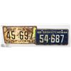 Image 1 : 2 SASKATCHEWAN LICENSE PLATES INCL 1951, 1962